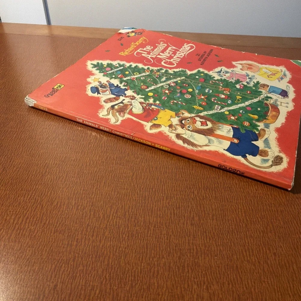The‎ Animals' Merry Christmas by Richard Scarry (1972, Paperback) Golden Book